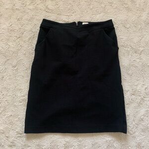 Elegant Black Pencil Skirt